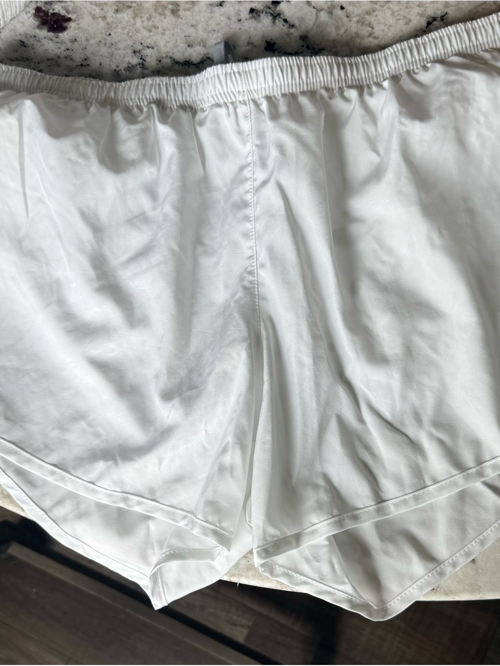 Nike White Dri-FIT Performance Shorts